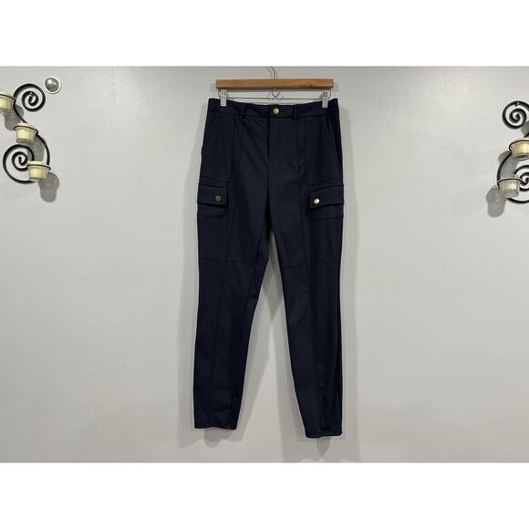Halara Cargo Athleisure Navy Pants Pockets Large L - Picture 1 of 7